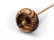 Midi-size drop spindle