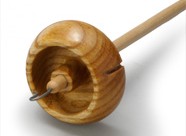 mini-size drop spindle